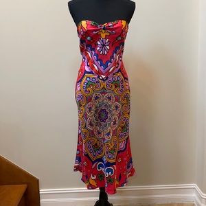 HOST PICK!!! Nicole Miller Studio strapless silk dress